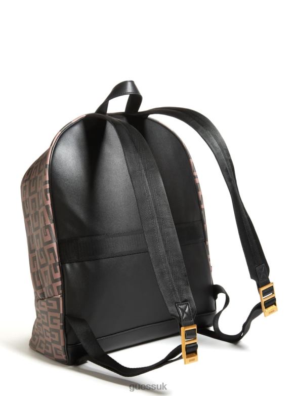 GUESS Women Escape Compact Backpack Brown Bags V28V63249