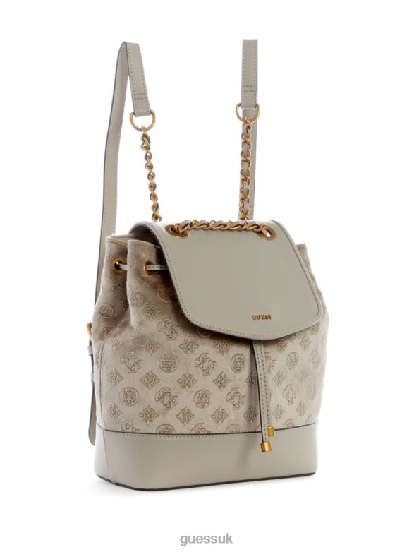GUESS Women Inia Backpack Chalk Bags V28V63210