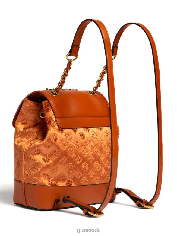 GUESS Women Kimi Velvet Backpack Rus Bags V28V63217