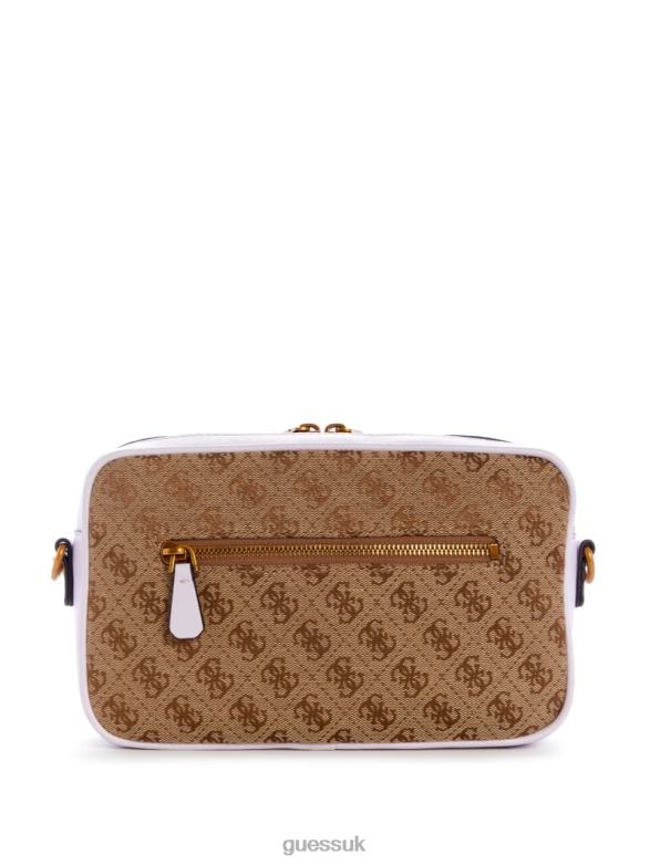 GUESS Women Aviana Camera Bag Latte/Lilac Bags V28V62967