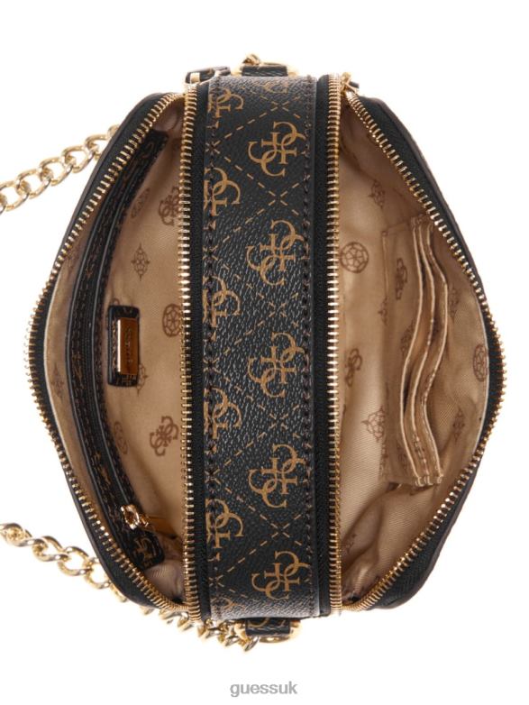 GUESS Women Queen Quattro G Logo Camera Bag Bleu/La Bamba Wash Bags V28V62894