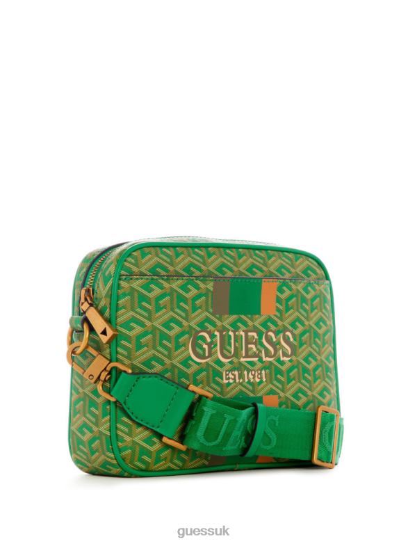 GUESS Women Vikky Camera Bag Forest Logo Bags V28V62922