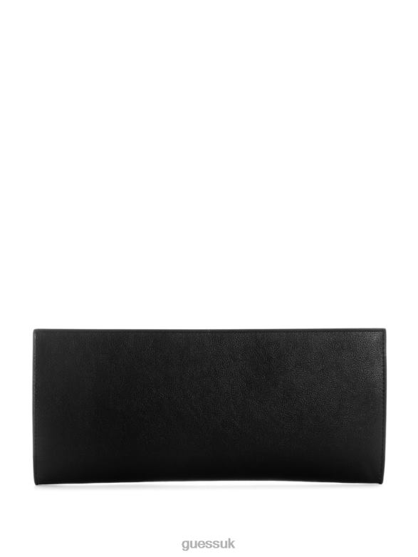 GUESS Women Centre Stage Clutch Black Floral Print Bags V28V63059
