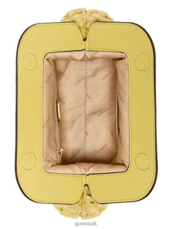 GUESS Women Sicilia Frame Clutch Light Gold Bags V28V63319