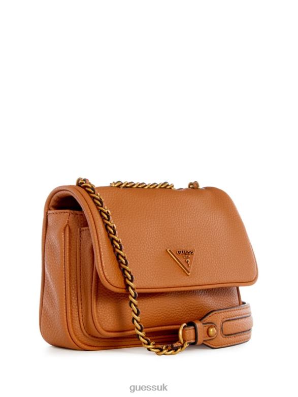 GUESS Women Becci Mini Convertible Bag Cognac Bags V28V62796