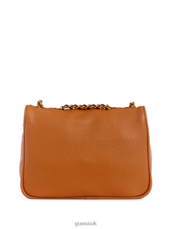 GUESS Women Becci Mini Convertible Bag Cognac Bags V28V62796