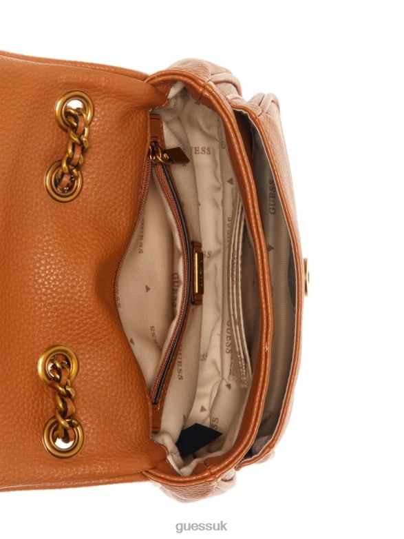 GUESS Women Becci Mini Convertible Bag Cognac Bags V28V62796