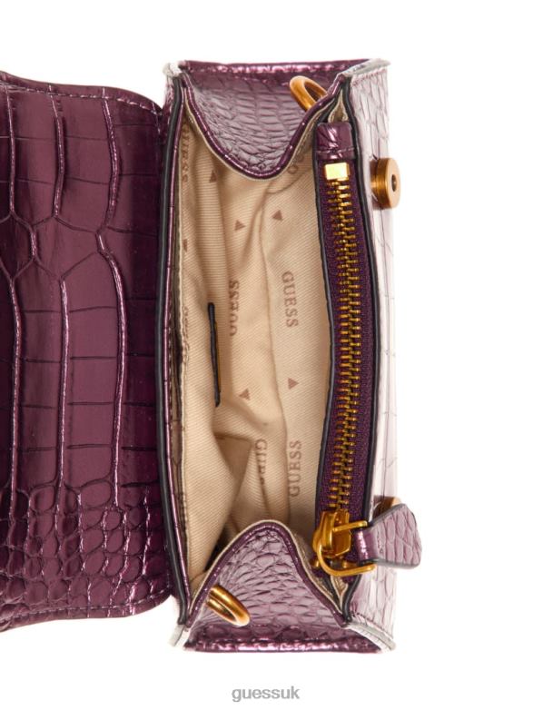 GUESS Women Enisa Micro Mini Crossbody Plu Bags V28V62923