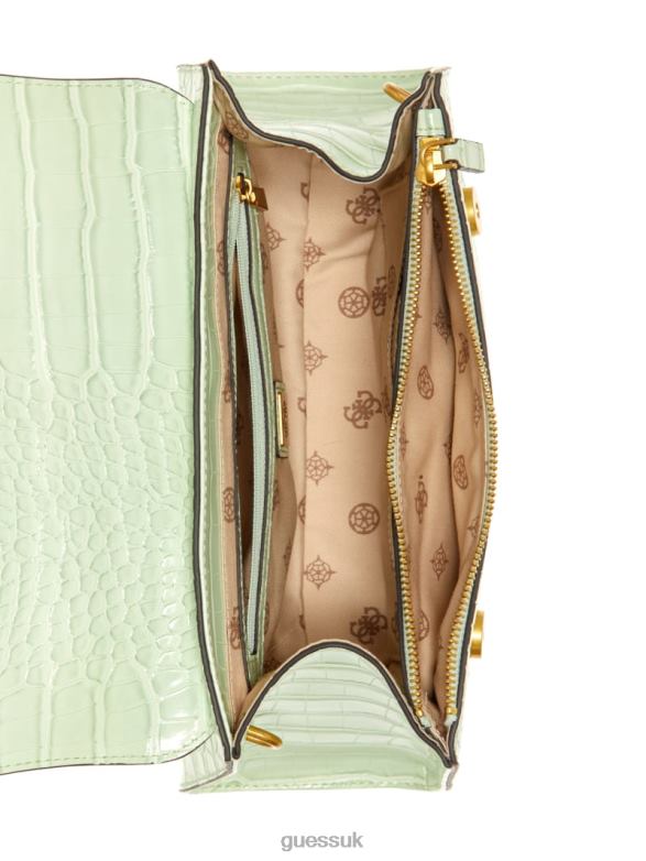 GUESS Women Enisa Top Handle Crossbody Minty Bags V28V62874