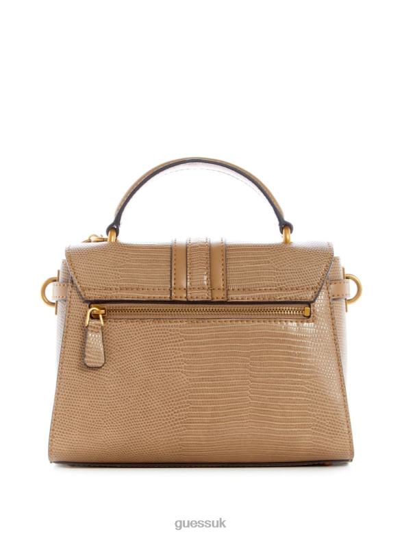 GUESS Women Ginevra Textured Top Handle Crossbody Bleu/Drifter Wash Bags V28V62829