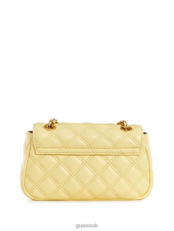 GUESS Women Giully Mini Convertible Crossbody Yellow Bags V28V62767
