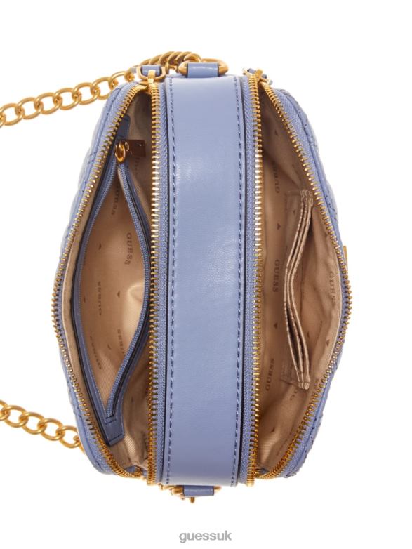 GUESS Women Giully Quilted Camera Crossbody Wisy Bags V28V62794