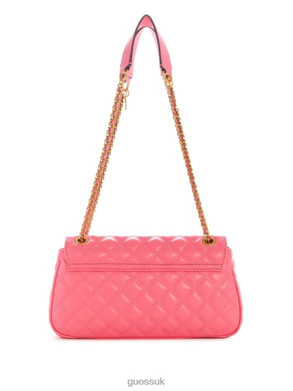 GUESS Women Giully Quilted Convertible Crossbody Watermelon Bags V28V62881