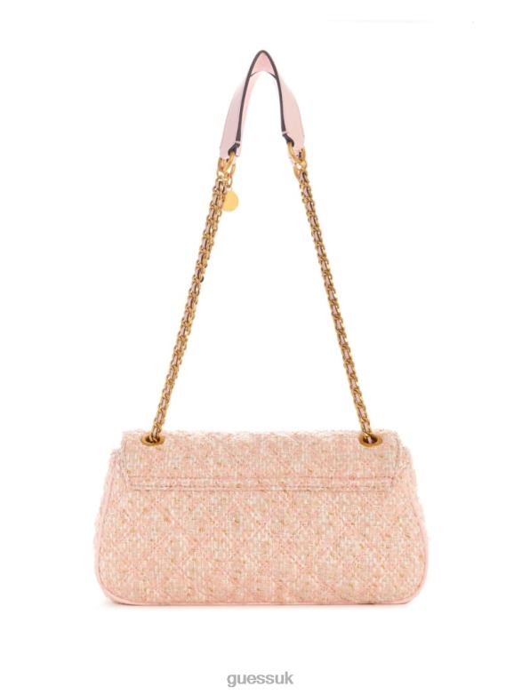 GUESS Women Giully Tweed Convertible Crossbody Bleu/Palermo Wash Bags V28V62778