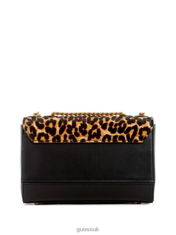 GUESS Women Iseline Convertible Bag Leopard Bags V28V62800