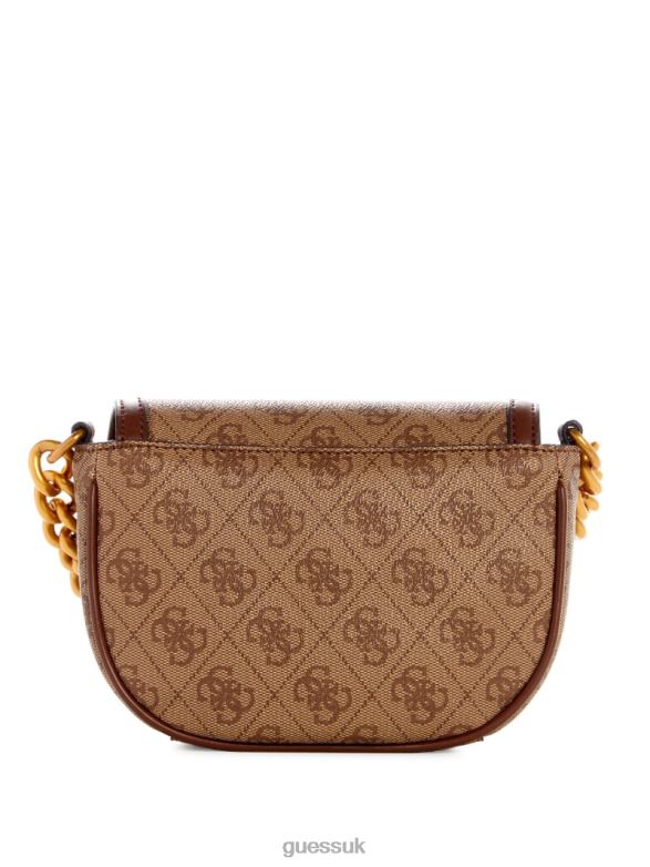 GUESS Women Izzy Quattro G Mini Crossbody Light Vintage Bags V28V62948