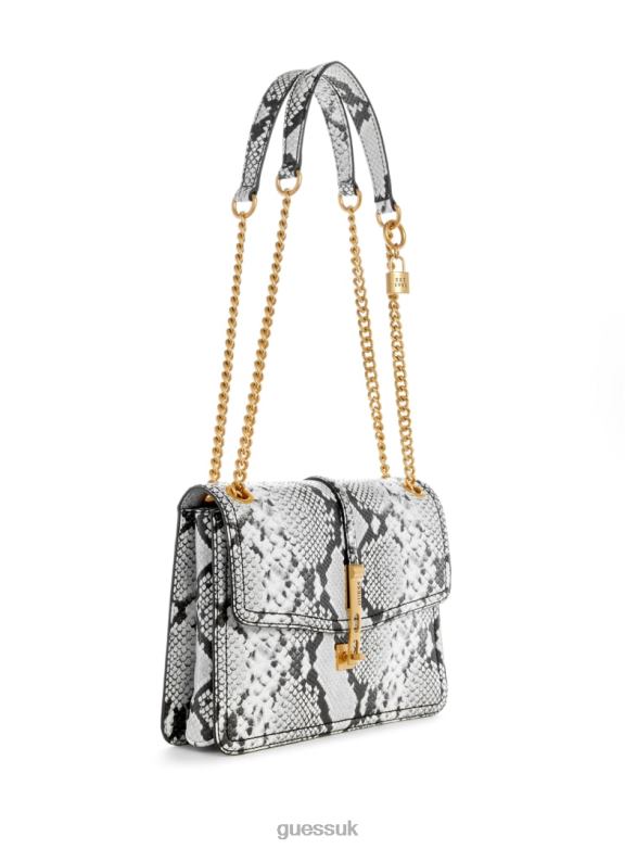 GUESS Women James Python Convertible Bag White Bags V28V62946