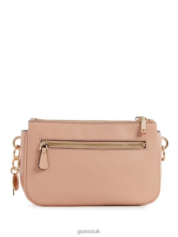 GUESS Women Kersti Status Crossbody Rosewood Bags V28V62807