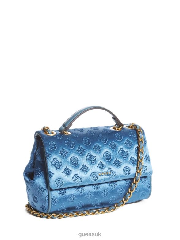 GUESS Women Kimi Logo Convertible Crossbody Jaded Bags V28V62965