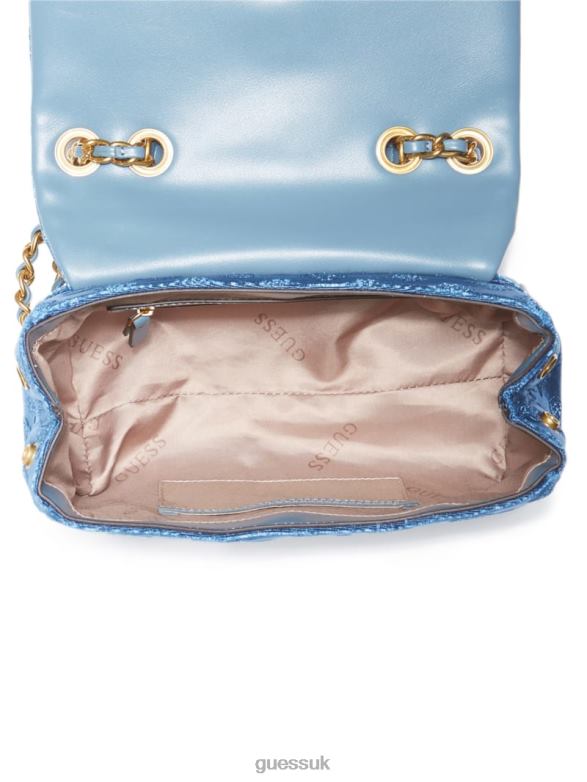 GUESS Women Kimi Logo Convertible Crossbody Jaded Bags V28V62965
