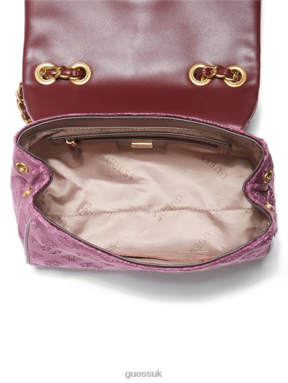 GUESS Women Kimi Logo Convertible Crossbody Plu Bags V28V62940