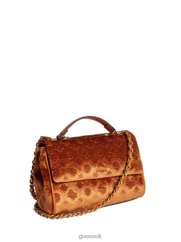 GUESS Women Kimi Logo Convertible Crossbody Rus Bags V28V62909