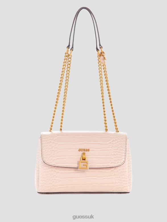 GUESS Women Montreal Faux-Crocodile Convertible Crossbody Bleu/Palermo Wash Bags V28V62859