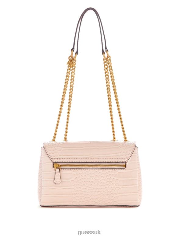 GUESS Women Montreal Faux-Crocodile Convertible Crossbody Bleu/Palermo Wash Bags V28V62859
