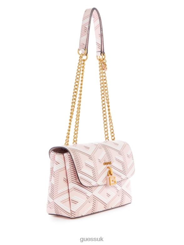GUESS Women Montreal G Cube Convertible Crossbody Pearl Bags V28V62777
