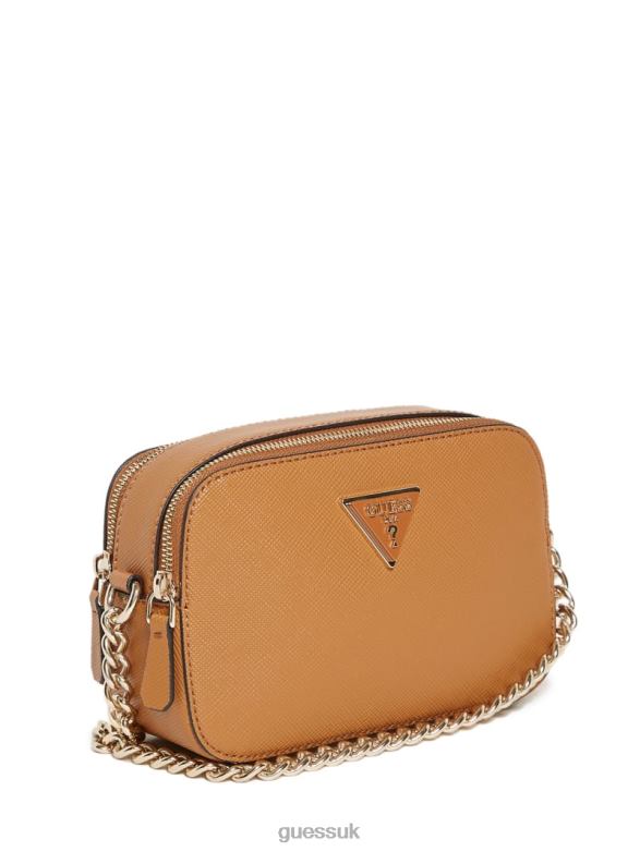 GUESS Women Noelle Camera Crossbody Light Cognac Bags V28V63030
