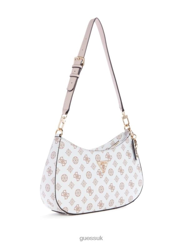 GUESS Women Noelle Peony Logo Shoulder Bag Willow Bags V28V62945