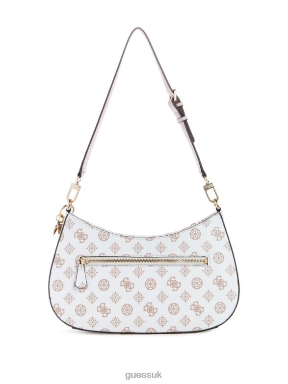 GUESS Women Noelle Peony Logo Shoulder Bag Willow Bags V28V62945