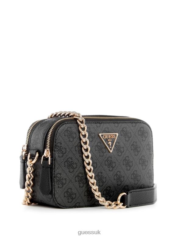 GUESS Women Noelle Quatto G Camera Crossbody Cloud Wash Bags V28V62785