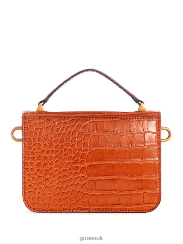 GUESS Women Retour Mini Top Handle Crossbody Sierra Bags V28V62959