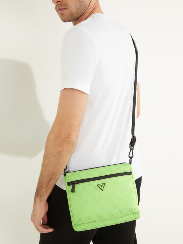 GUESS Women Vezzola Nylon Crossbody Green Bags V28V63248