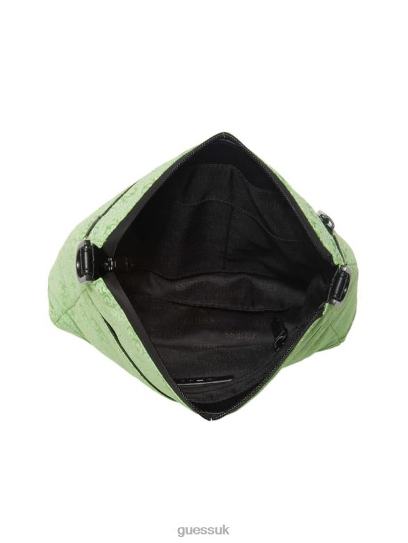 GUESS Women Vezzola Nylon Crossbody Green Bags V28V63248