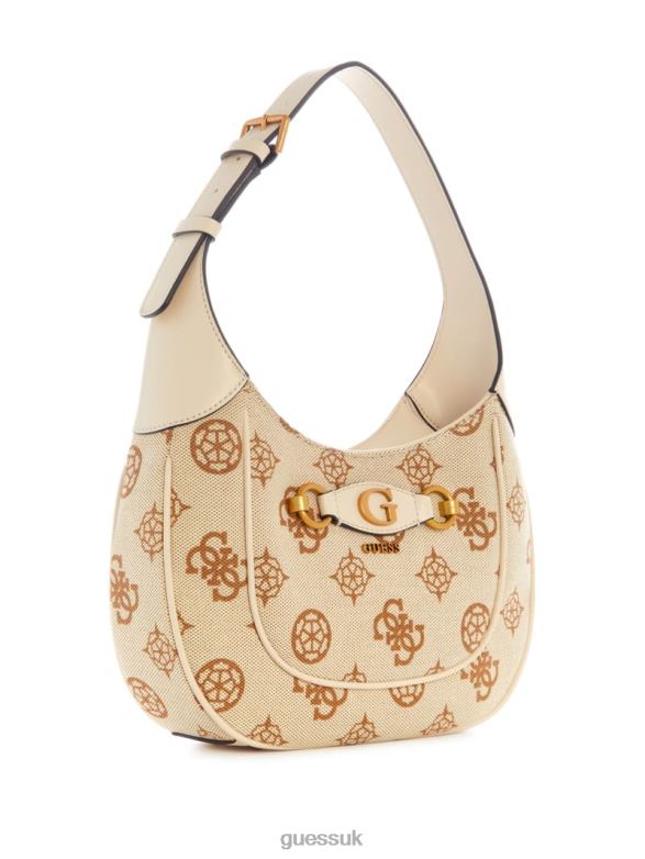 GUESS Women Izzy Logo Hobo Bag Bellini Logo Bags V28V63025