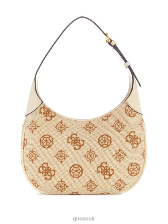 GUESS Women Izzy Logo Hobo Bag Bellini Logo Bags V28V63025