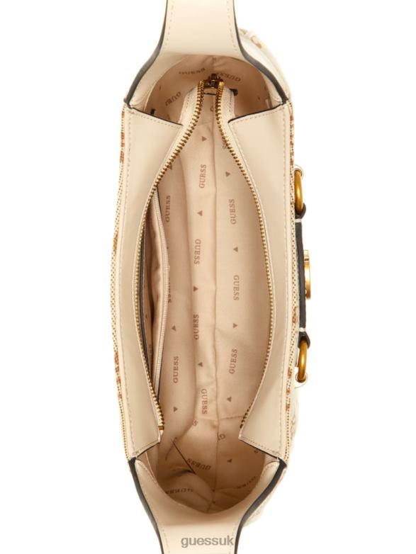 GUESS Women Izzy Logo Hobo Bag Bellini Logo Bags V28V63025