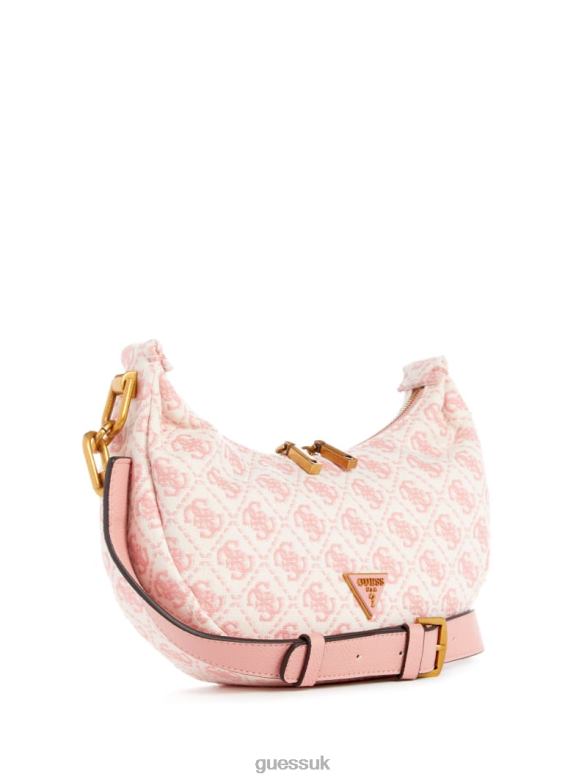 GUESS Women Shemara Mini Hobo Bag Orange/Marmalade Bags V28V63045