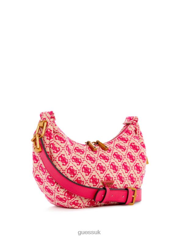 GUESS Women Shemara Mini Hobo Bag Vert/Malibu Lime Bags V28V63034