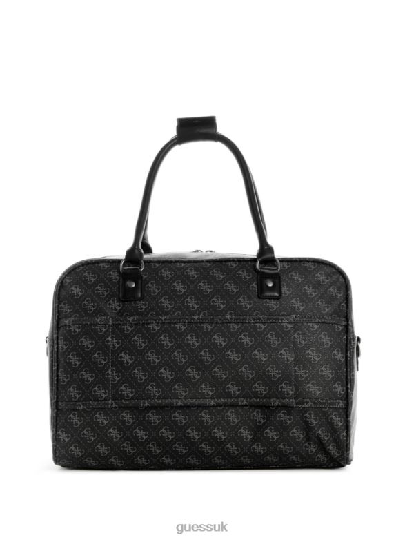 GUESS Women Hemingway Duffle Bag Coal Multi Bags V28V63223
