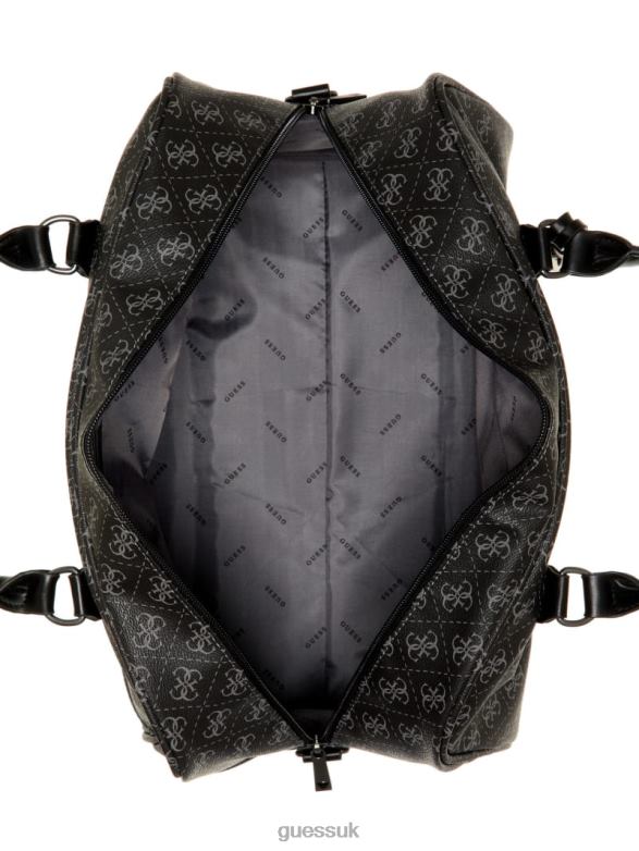 GUESS Women Hemingway Duffle Bag Coal Multi Bags V28V63223