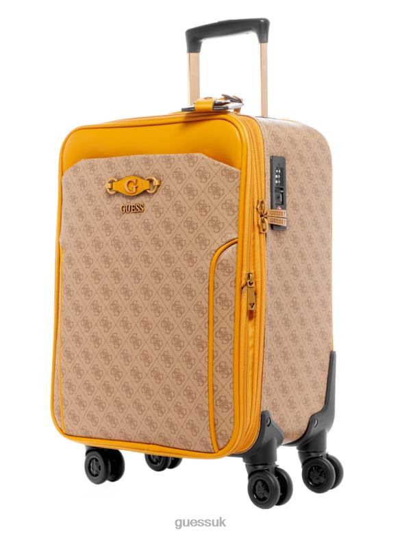 GUESS Women Izzy 8-Wheel Suitcase Jaune/Lemon Yellow Bags V28V63188