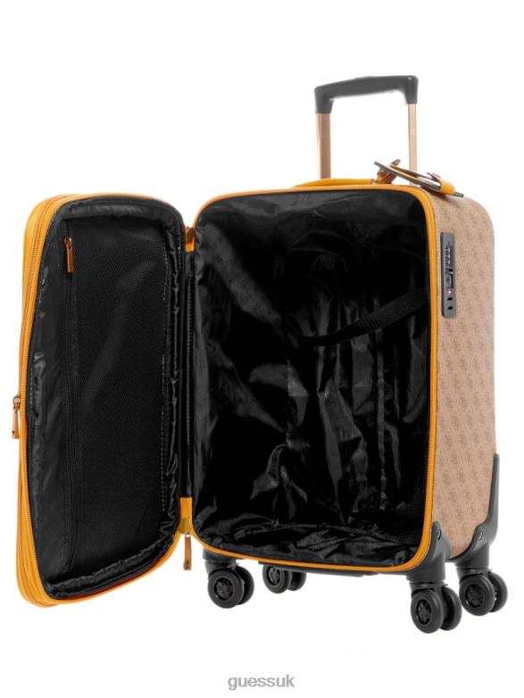 GUESS Women Izzy 8-Wheel Suitcase Jaune/Lemon Yellow Bags V28V63188
