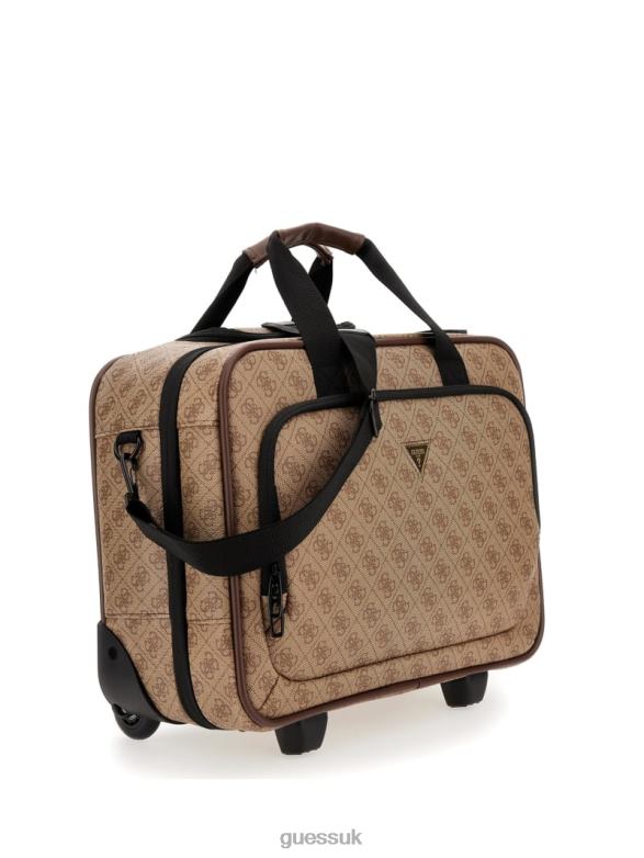 GUESS Women Vezzola Pilot Trolley Travel Bag Bamboo Bags V28V63170