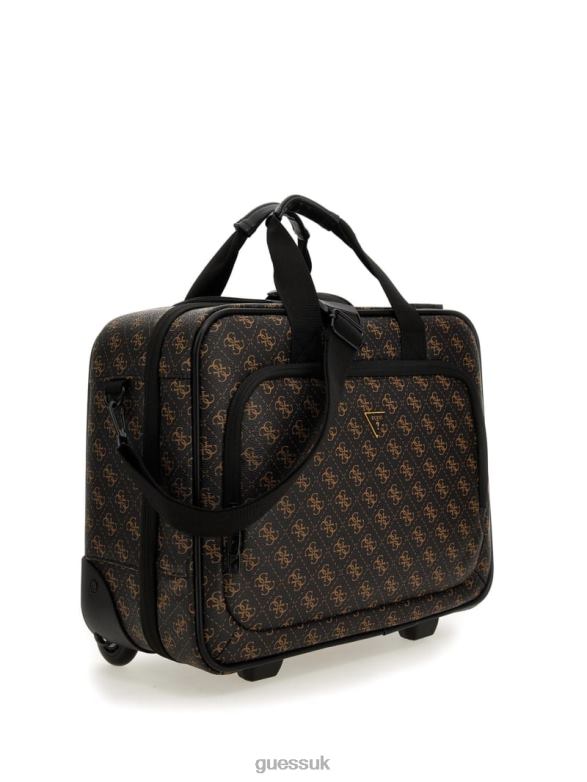GUESS Women Vezzola Pilot Trolley Travel Bag Brocade Blue Bags V28V63168