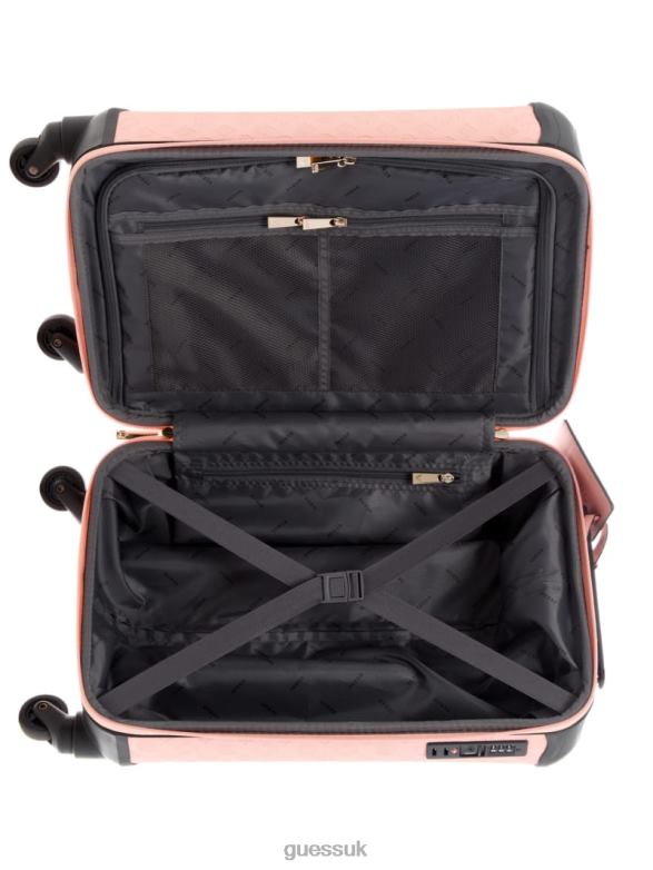 GUESS Women Wilder 4-Wheel Suitcase Bright Pink Bags V28V63237
