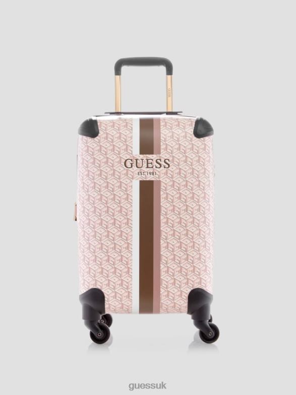 GUESS Women Wilder G Cube 4-Wheel Suitcase Bleu/Palermo Wash Bags V28V63186
