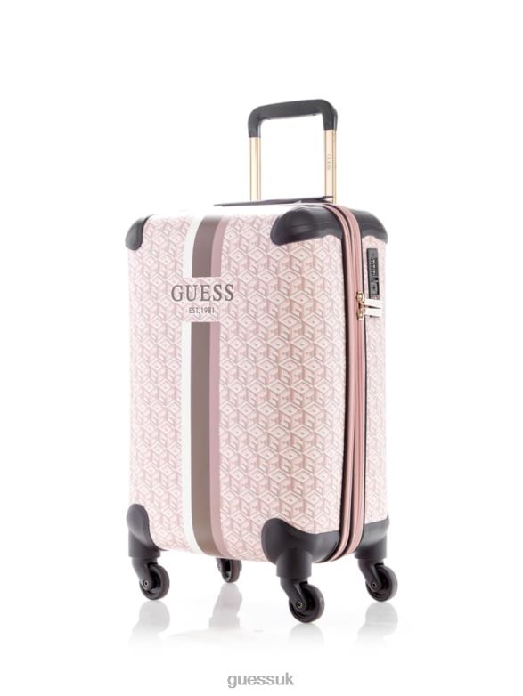 GUESS Women Wilder G Cube 4-Wheel Suitcase Bleu/Palermo Wash Bags V28V63186